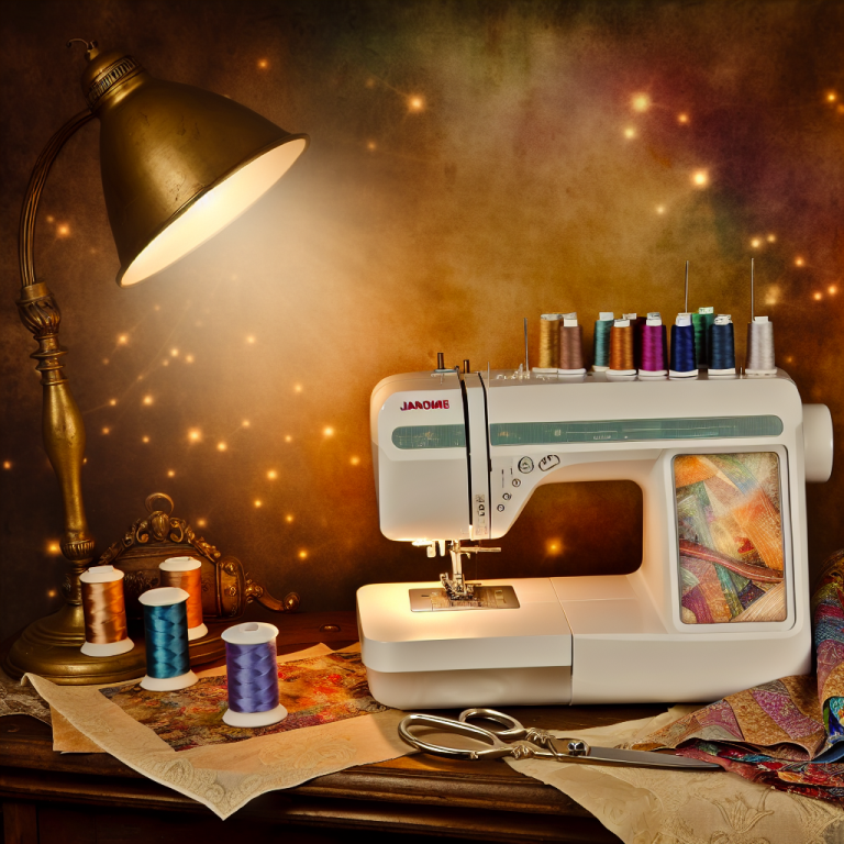 Sogni d'arte con la Janome Memory Craft 15000