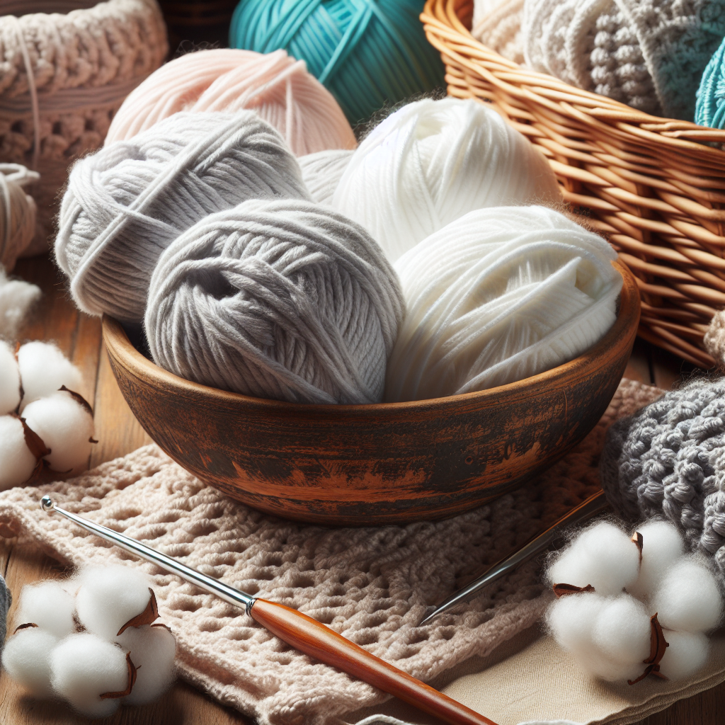 La lana cotone: fresca e traspirante per l'uncinetto estivo